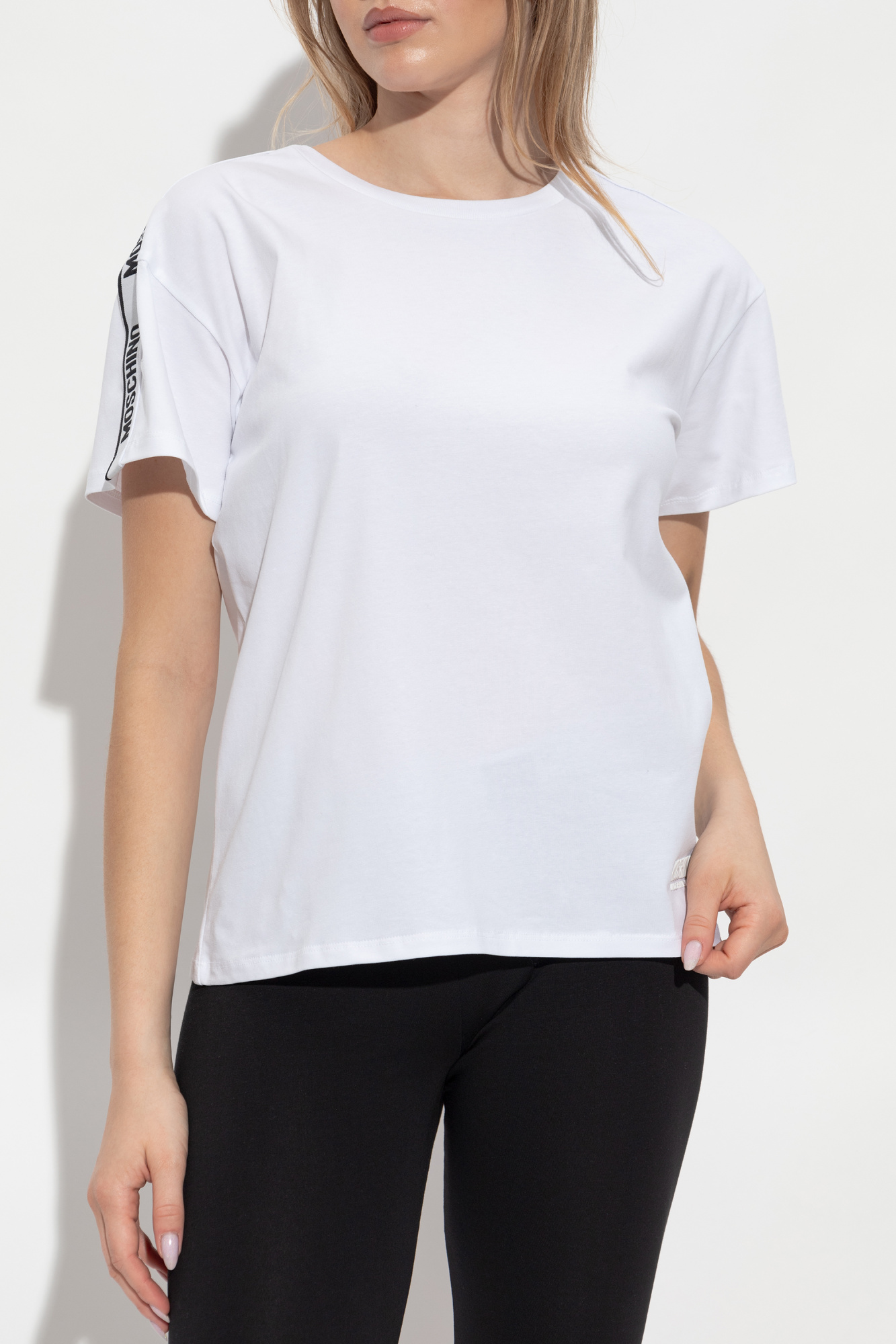 MOSCHINO 2点セット トレーナー&Tシャツ Moschino Short Sleeve Logo T Shirt White | Mainline Menswear